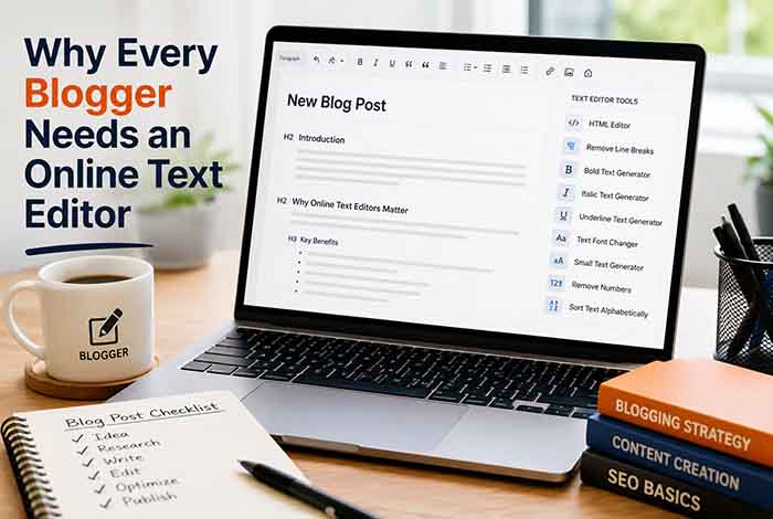 Why Every Blogger Needs an Online Text Editor