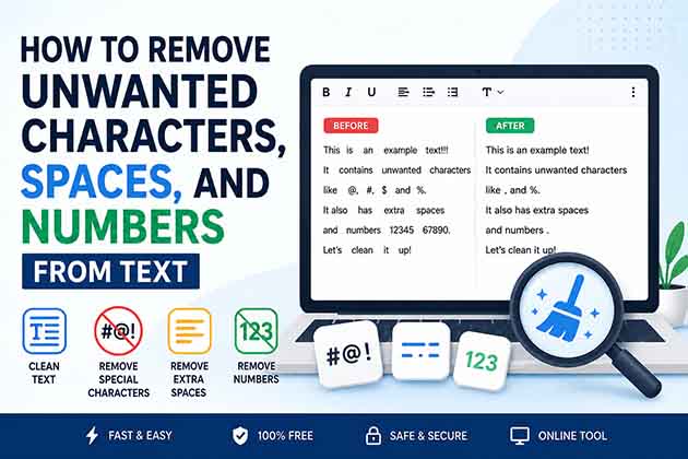 How to Remove Unwanted Characters from Text